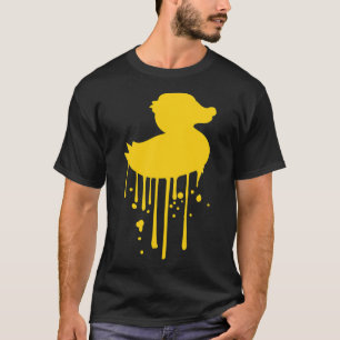 Graffiti Tropfen Spray Briefmarke Silhouette quiet T-Shirt