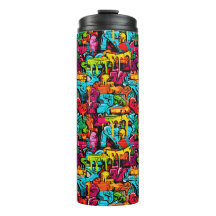 Graffiti, tropfende Farbe