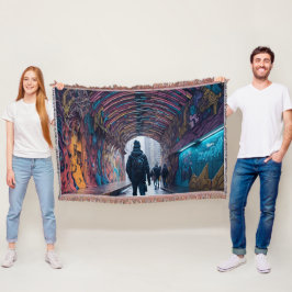 Graffiti-Tunnel Decke