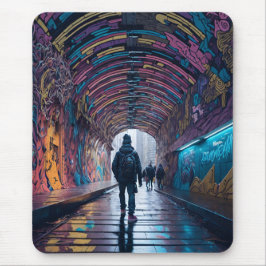 Graffiti-Tunnel Mousepad