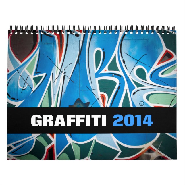 Graffiti-u. der Straßen-Kunst-Fotografie-2014 Kalender (Titelbild)