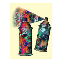 Graffiti und Paint Spritzer Spray Cans