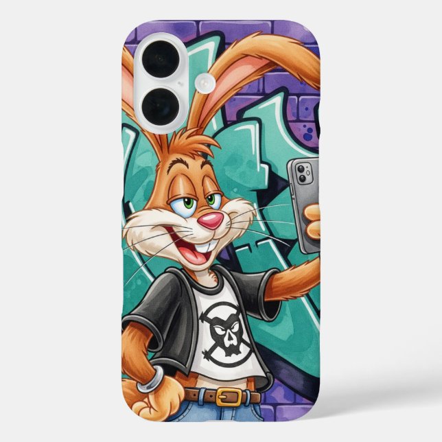  Graffiti und Selfie, von Natasha Us  Case-Mate iPhone Hülle (Rückseite)