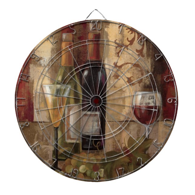 Graffiti und Wein Dartscheibe (vorne)