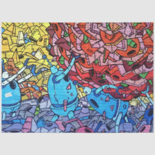 Graffiti Urban 18 Dekoupage Tissue Seidenpapier