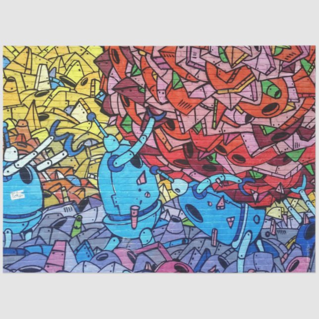 Graffiti Urban 18 Dekoupage Tissue Seidenpapier (Vorderseite)