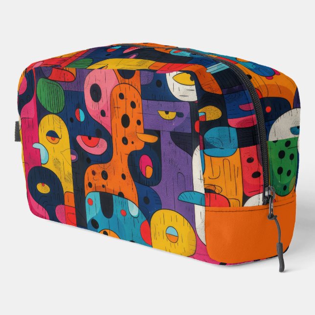 Graffiti Urban Art Waschbeutel (Rechte Ecke)