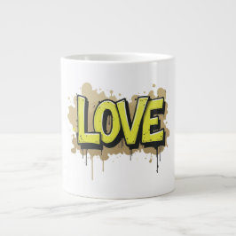 Graffiti Urban Liebe Bloom Jumbo-Tasse