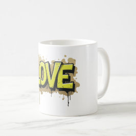 Graffiti Urban Liebe Bloom Kaffeetasse