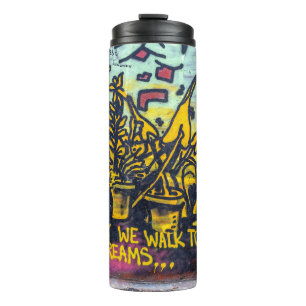 Graffiti Urban Street Art Abstrakt Thermosbecher