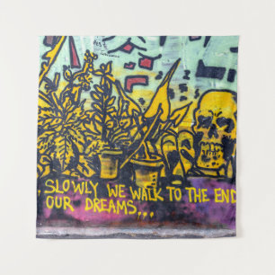 Graffiti Urban Street Art Abstrakt Wandteppich