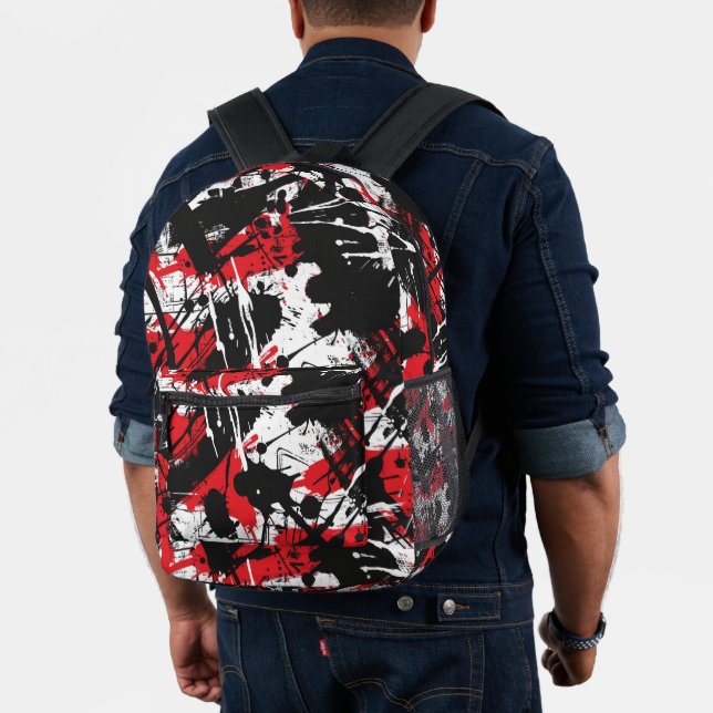 Graffiti Urban Streetwear Pattern  Bedruckter Rucksack (Insitu (Modell))