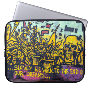 Graffiti Urbane Street Art Abstrakt Laptopschutzhülle
