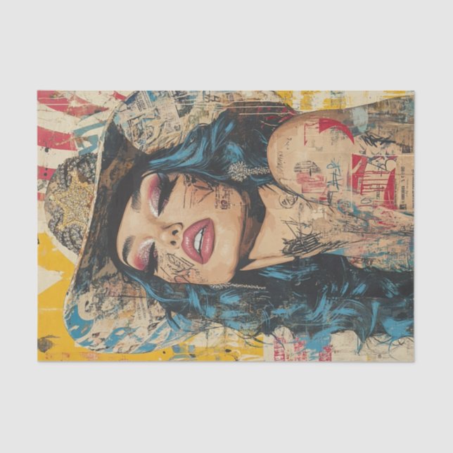 Graffiti Vibes6 Seidenpapier (Vorderseite)