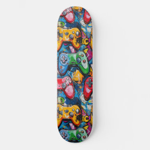 Graffiti Video Game Cooles Skateboard