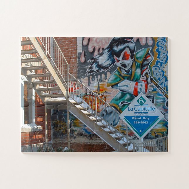 Graffiti von Montreal. Puzzle (Horizontal)