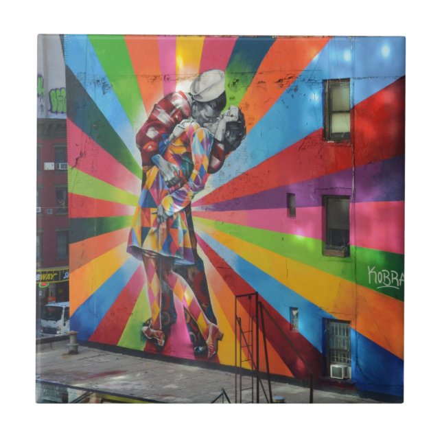 Graffiti von New York Fliese (Vorderseite)