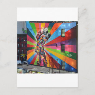 Graffiti von New York Postkarte