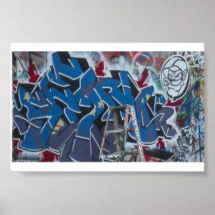 Graffiti von Sean *th' Blues* Poster