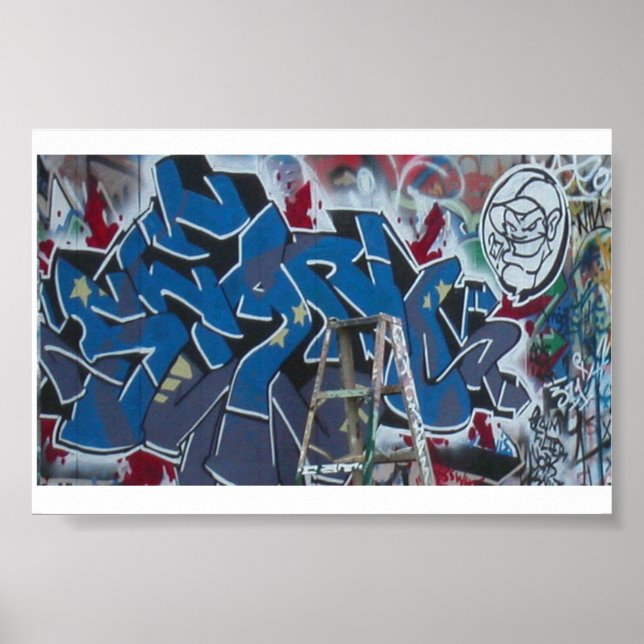 Graffiti von Sean *th' Blues* Poster (Vorne)