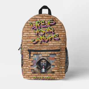 Graffiti Wall Bedruckter Rucksack
