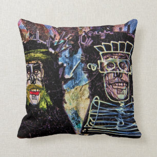 Graffiti Wall Foto New York City Kissen