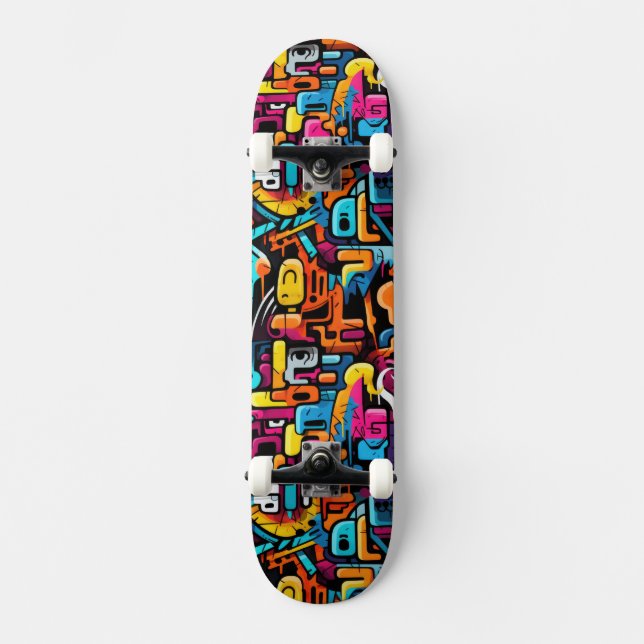 Graffiti Wall Skateboard (Vorderseite)