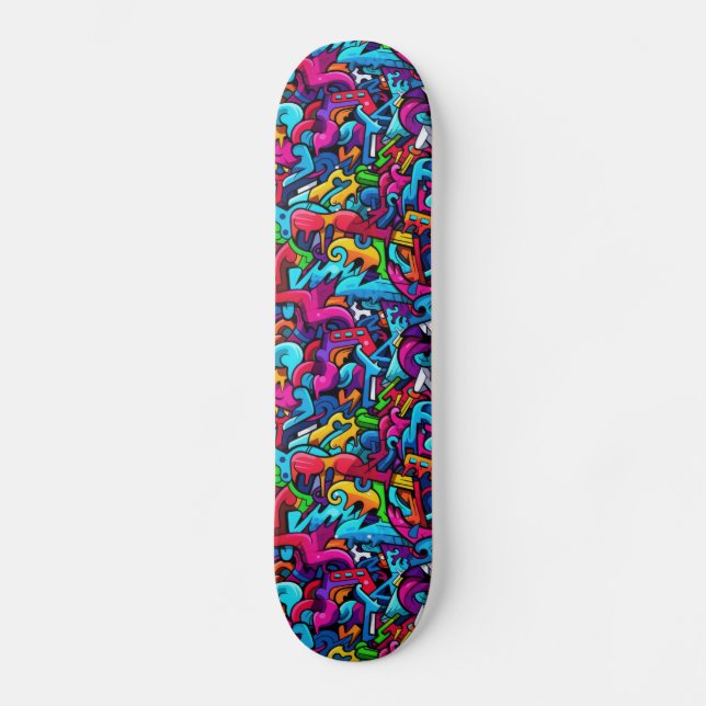 Graffiti Wall Skateboard (Vorderseite)