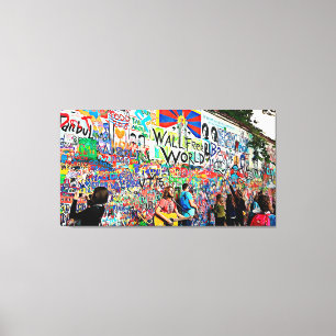 Graffiti Wall Street Musicians & Artists Wall Art Leinwanddruck