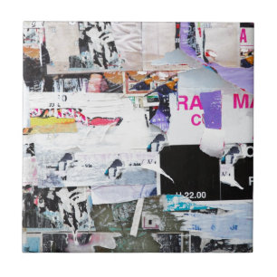 Graffiti-Wand Banksy Art heftiges Papier Fliese