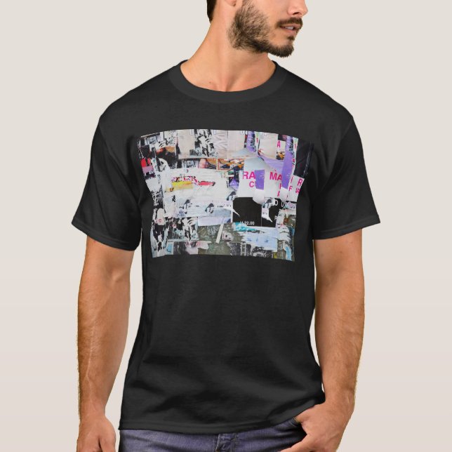 Graffiti-Wand Banksy Art heftiges Papier T-Shirt (Vorderseite)