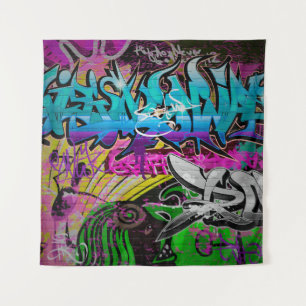 Graffiti-Wand Urban Artgraffiti,art,wand,grafiti,g Wandteppich