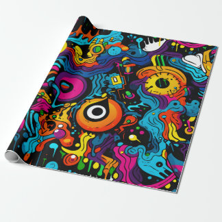 Graffiti Wrapping Paper Geschenkpapier
