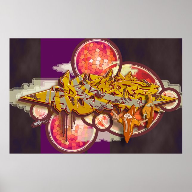 Graffiti ZEST Poster (Vorne)