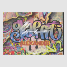 Graffiti-Ziegel, gekratzt oder gestrichen