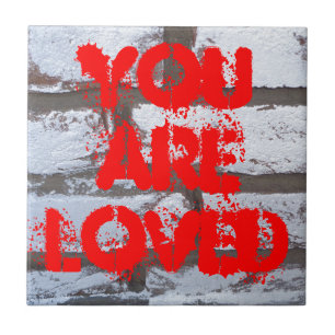 Graffiti-Ziegelsteine Fliese