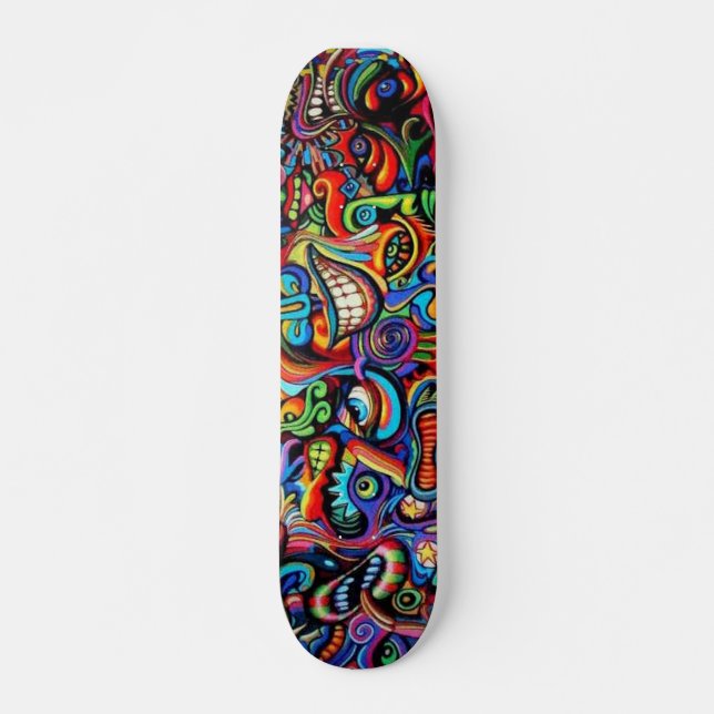Graffitientwurf Skateboard (Vorne)