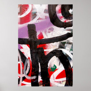 Graffitihintergrundplakat Poster