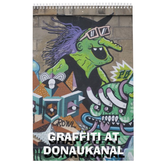 Graffitis in Wien, Österreich Kalender (Titelbild)