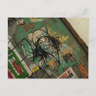 Graffitti und Wall Art, City Centre Manchester Postkarte