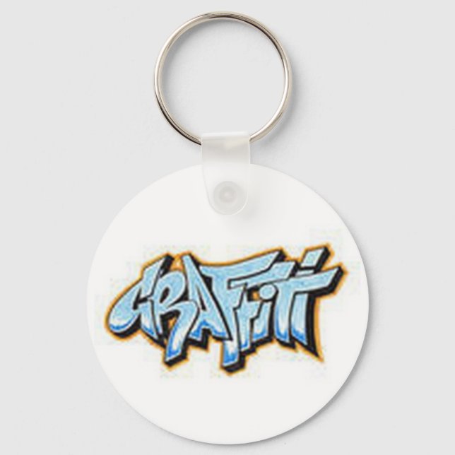 Graffti-Schlüsselkette Schlüsselanhänger (Vorderseite)