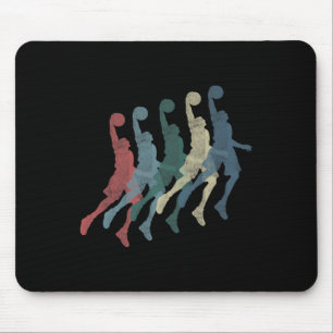 Grafik 365 Basketball Sport Vintag Retro Geschenk Mousepad