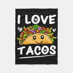 Grafik 365 I Liebe Tacos T-Shirt Cinco De Mayo Tac Fleecedecke