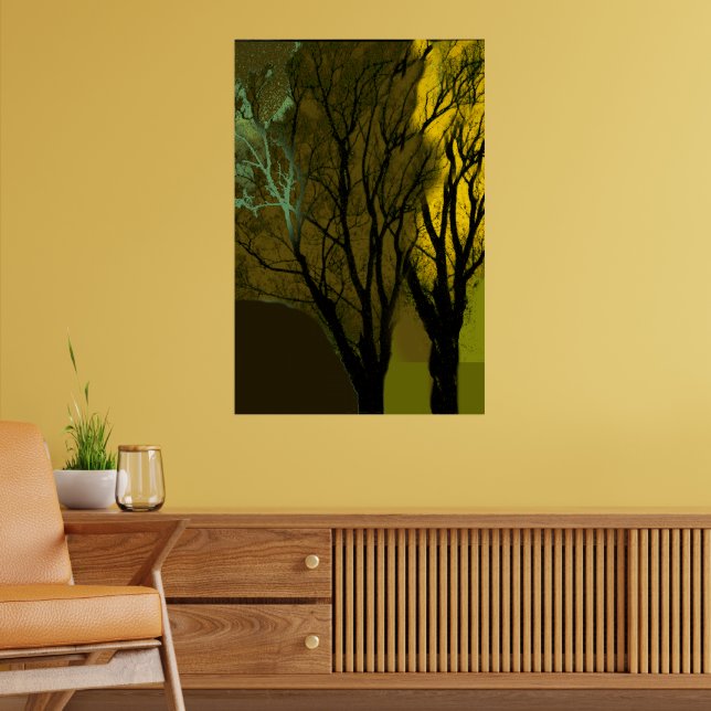 Grafik Baum Poster (Wohnzimmer 2)