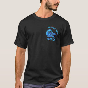 Grafik Boynton Beach Florida Pocket Wave Souvenir T-Shirt