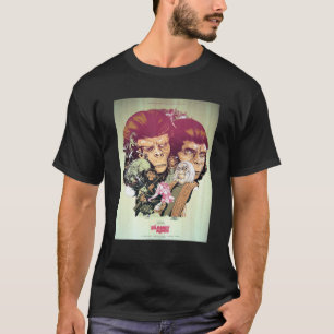 Grafik der Affen Vintag Picture Movie Series C T-Shirt