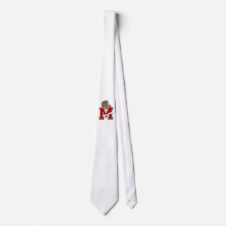 Grafik des roten Indians auf Krawatte