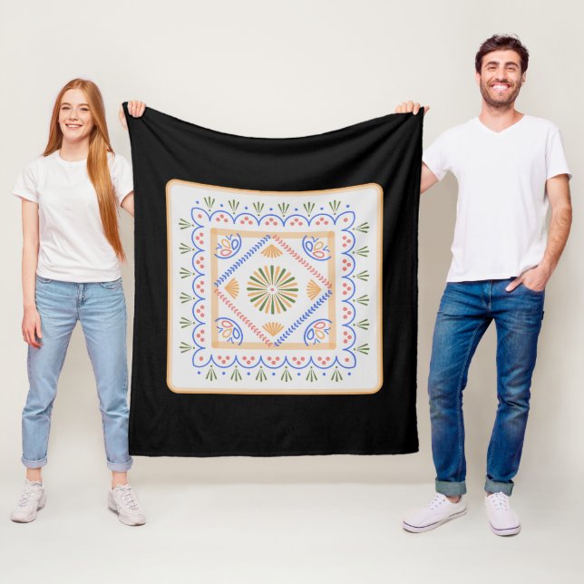 Grafik Fleecedecke (Beispiel)