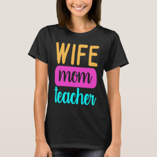 Grafik für Mama Homeschool Ehefrau Mama Lehrer T-Shirt