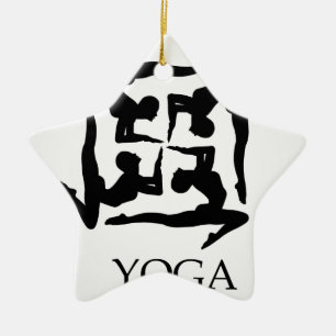 Grafik für Yoga Keramikornament